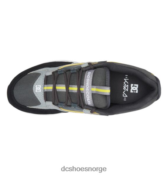 DC Shoes kalis lite skatesko for menn X0FD0184 svart/grå/gul