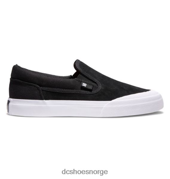 DC Shoes manuelle rt slip-on skatesko for menn X0FD0391 svart hvit