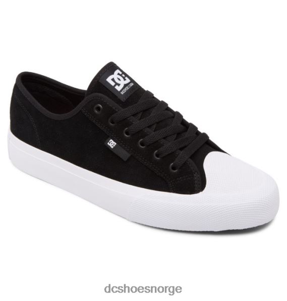 DC Shoes menns manuelle rt s semsket skatesko X0FD0190 svart hvit