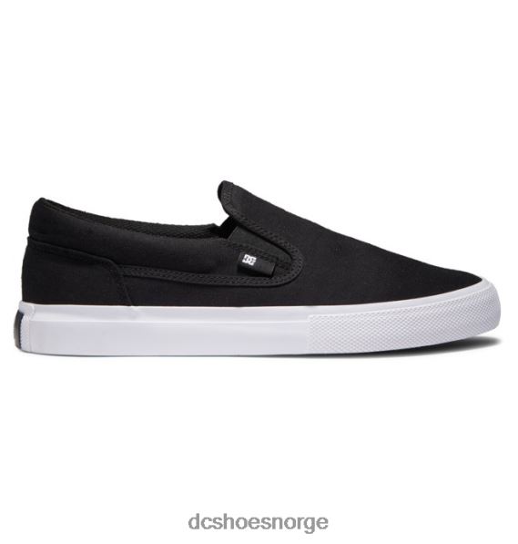 DC Shoes manuelle slip-on sko for menn X0FD0344 svart hvit