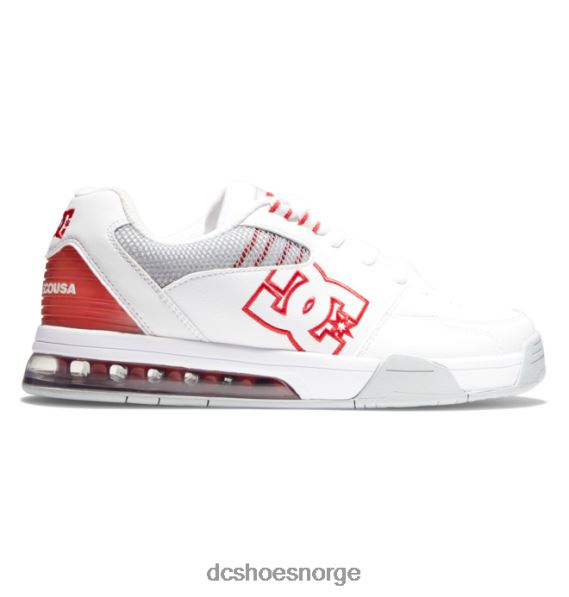 DC Shoes allsidige herresko X0FD0383 hvit/grå/rød