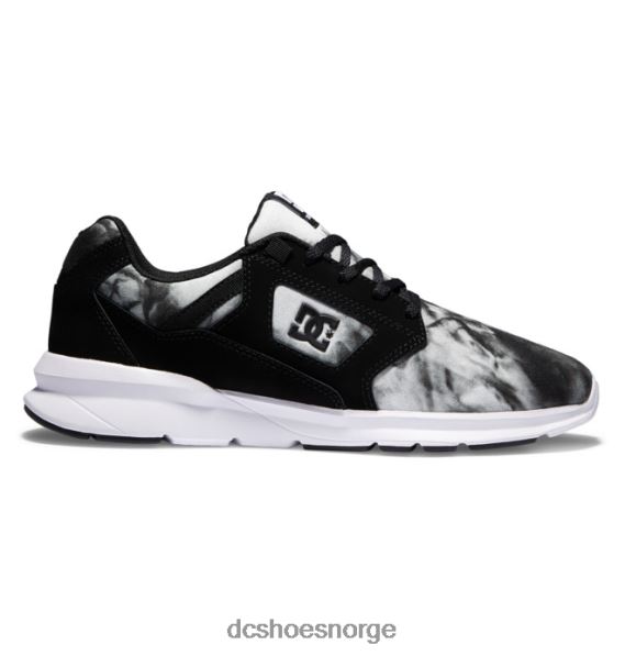 DC Shoes lette skylinesko for menn X0FD022 svart/hvit falmer