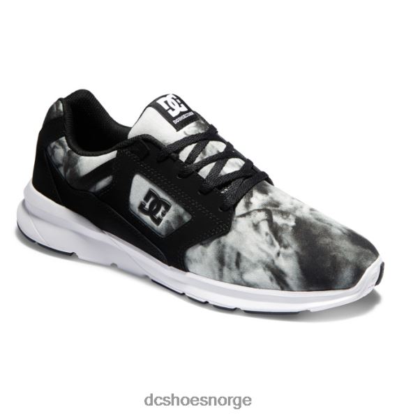 DC Shoes lette skylinesko for menn X0FD022 svart/hvit falmer