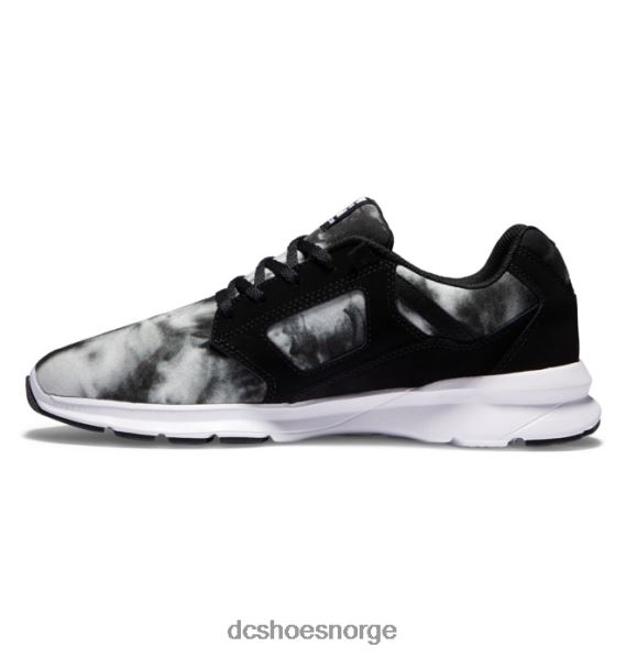 DC Shoes lette skylinesko for menn X0FD022 svart/hvit falmer