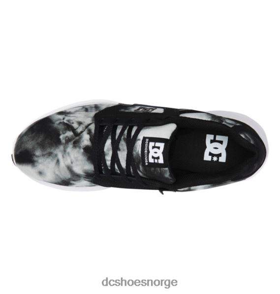 DC Shoes lette skylinesko for menn X0FD022 svart/hvit falmer