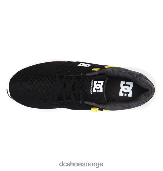 DC Shoes lette skylinesko for menn X0FD023 svart/grå/gul