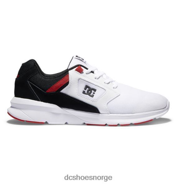 DC Shoes lette skylinesko for menn X0FD0290 hvit/svart/ekte rød