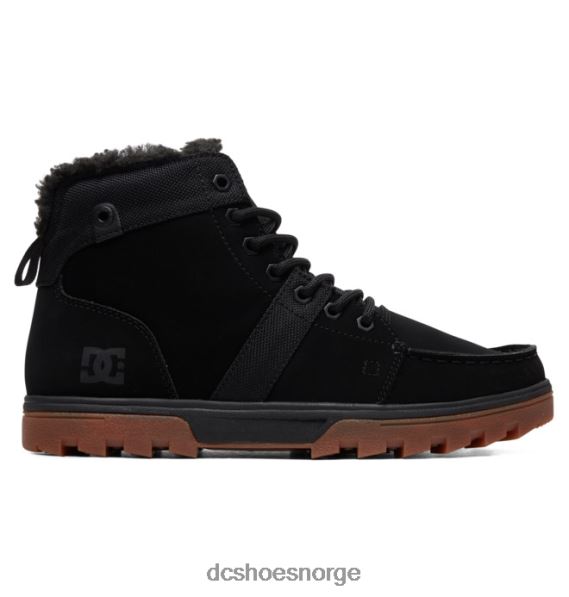 DC Shoes menns skogsstøvler vinterstøvler X0FD0221 svart/gummi