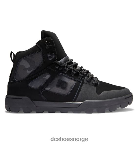 DC Shoes rene high-top vannavstøtende vinterstøvler for menn X0FD0195 svart/grå